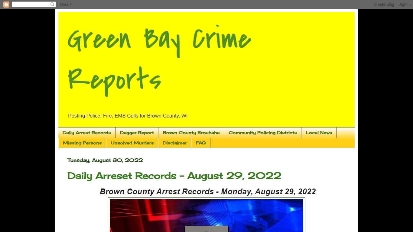 Green Bay Crime Reports